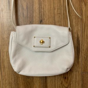 Marc Jacobs white leather crossbody